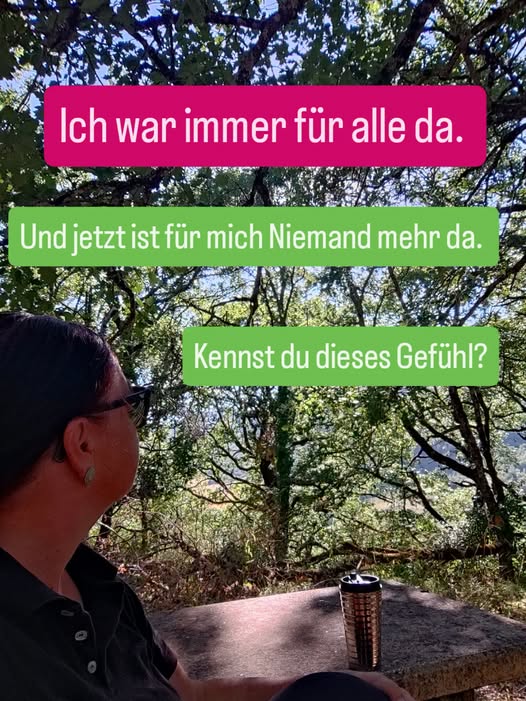 Ich war immer für alle da